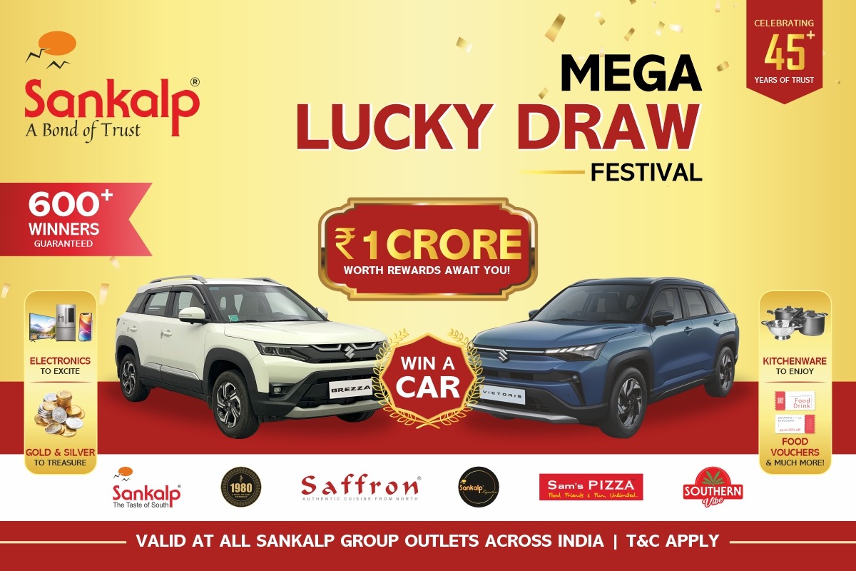 45+ Years of Taste, Trust & Togetherness – Celebrate with Sankalp Group’s Mega Lucky Draw Festival